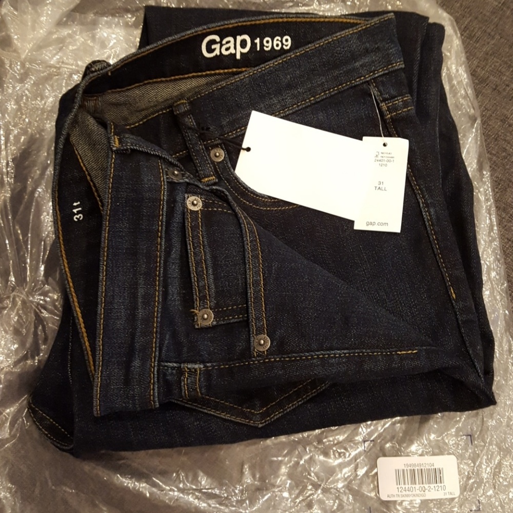 Gap Authentic True Skinny Jeans Size 31(12) Tall